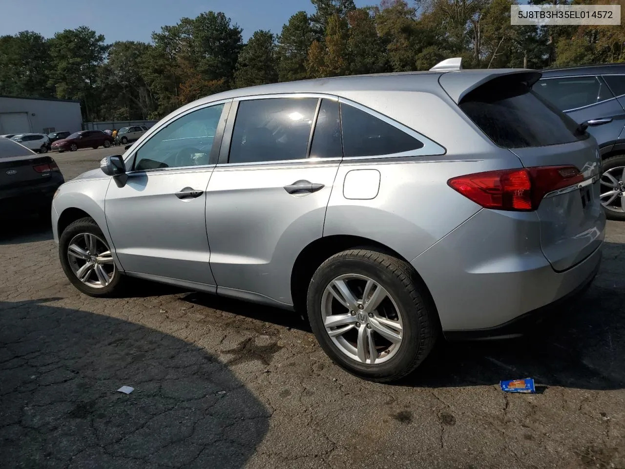 2014 Acura Rdx VIN: 5J8TB3H35EL014572 Lot: 77839974