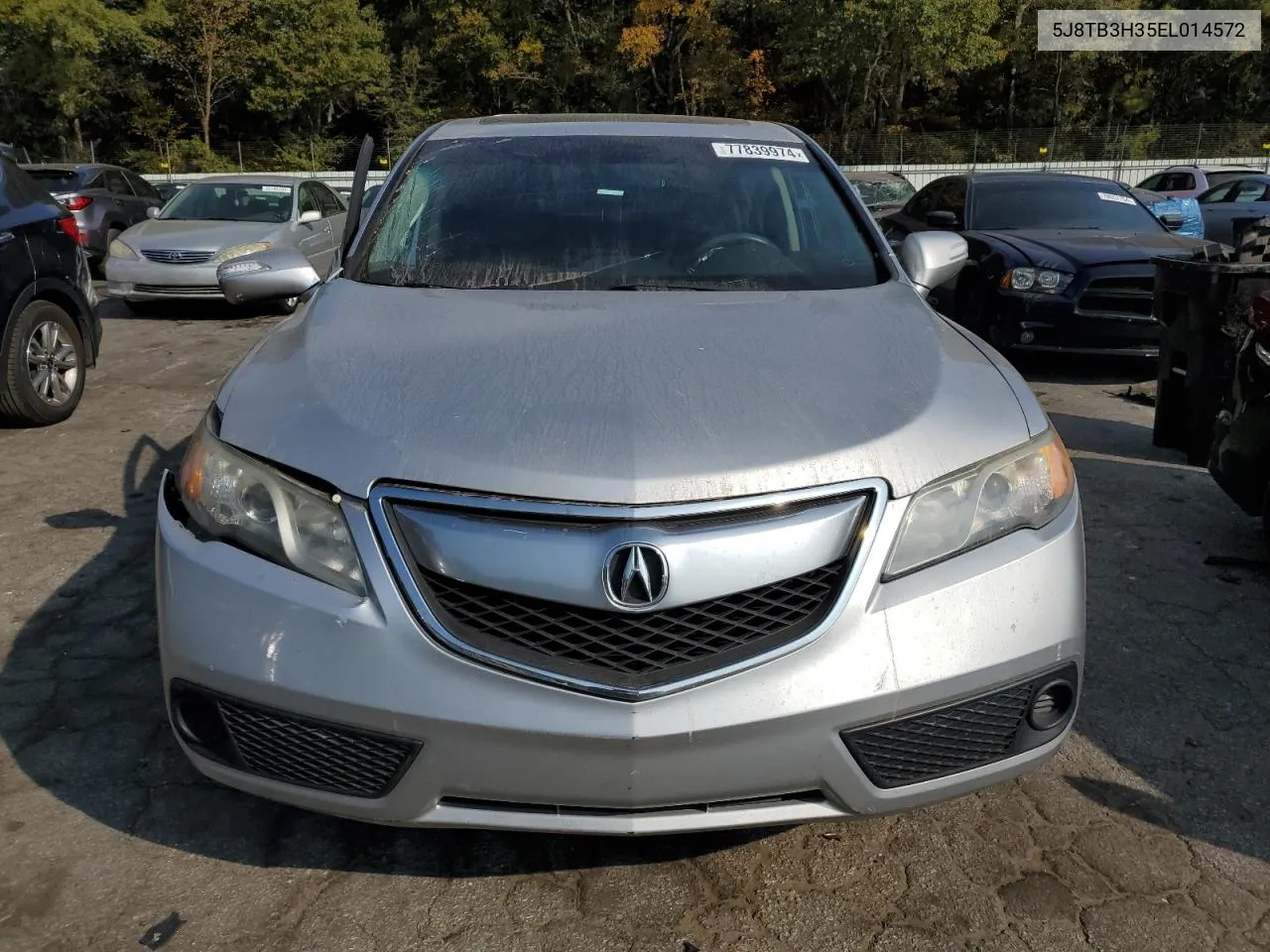 2014 Acura Rdx VIN: 5J8TB3H35EL014572 Lot: 77839974