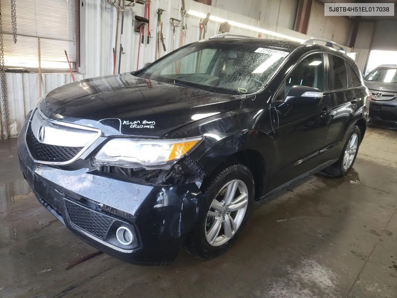 2014 Acura Rdx Technology VIN: 5J8TB4H51EL017038 Lot: 77959614