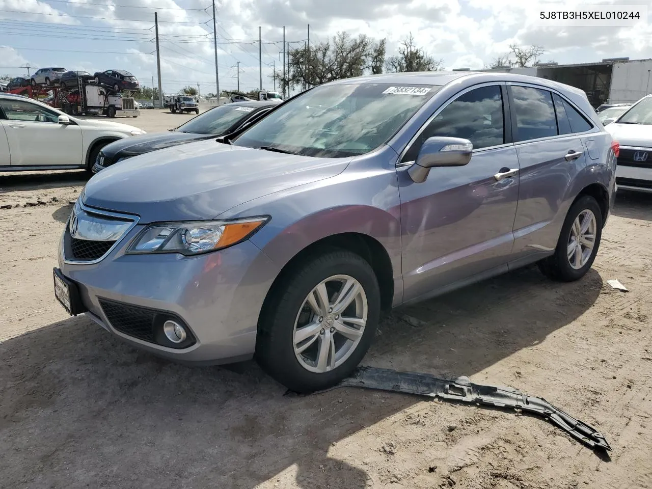 2014 Acura Rdx Technology VIN: 5J8TB3H5XEL010244 Lot: 78332134