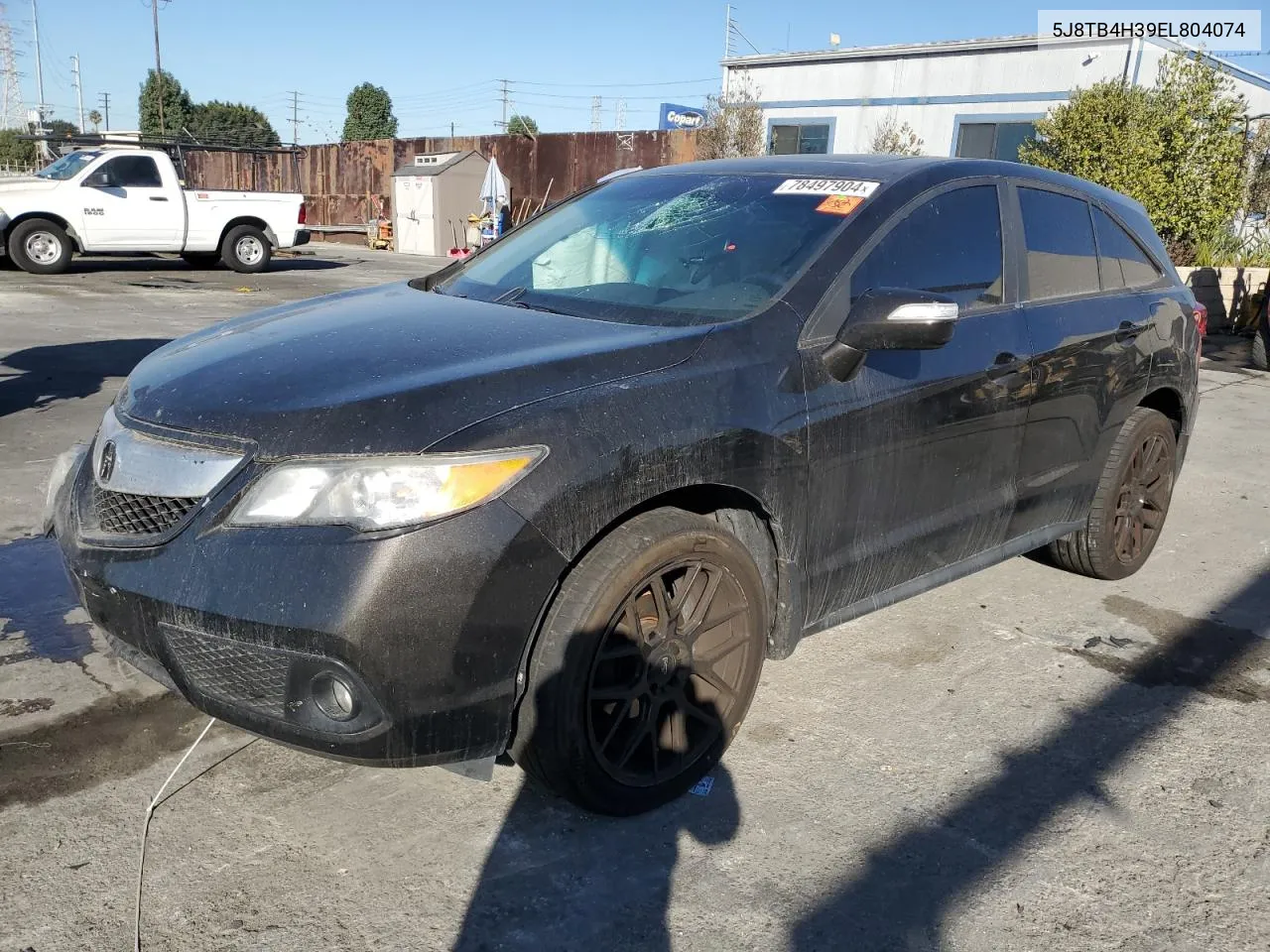 2014 Acura Rdx VIN: 5J8TB4H39EL804074 Lot: 78497904