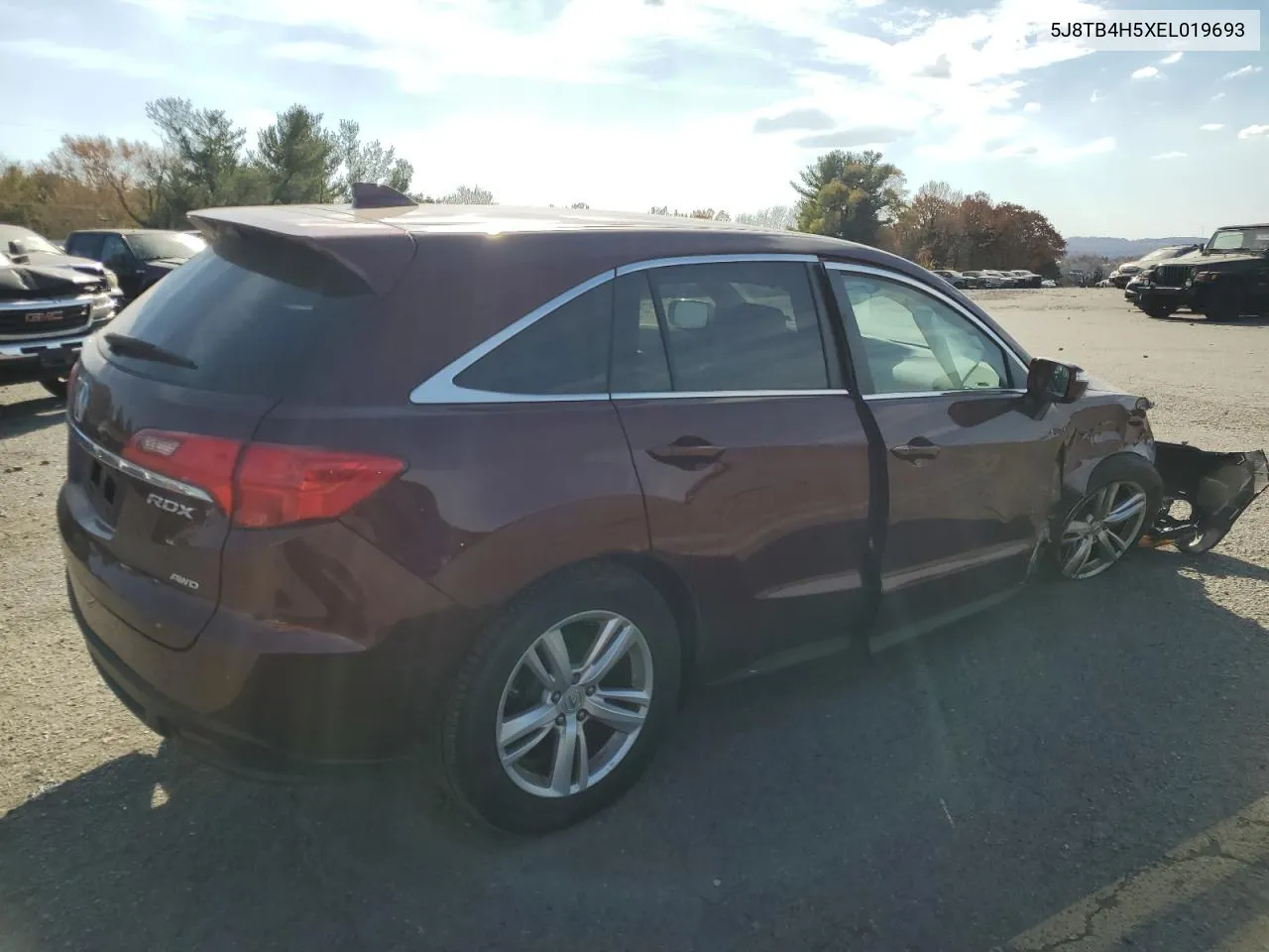 2014 Acura Rdx Technology VIN: 5J8TB4H5XEL019693 Lot: 78837514