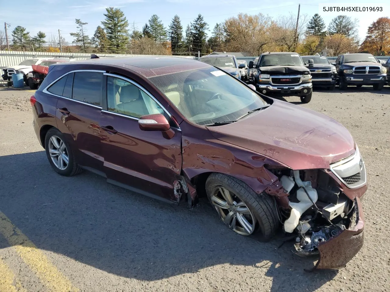 2014 Acura Rdx Technology VIN: 5J8TB4H5XEL019693 Lot: 78837514