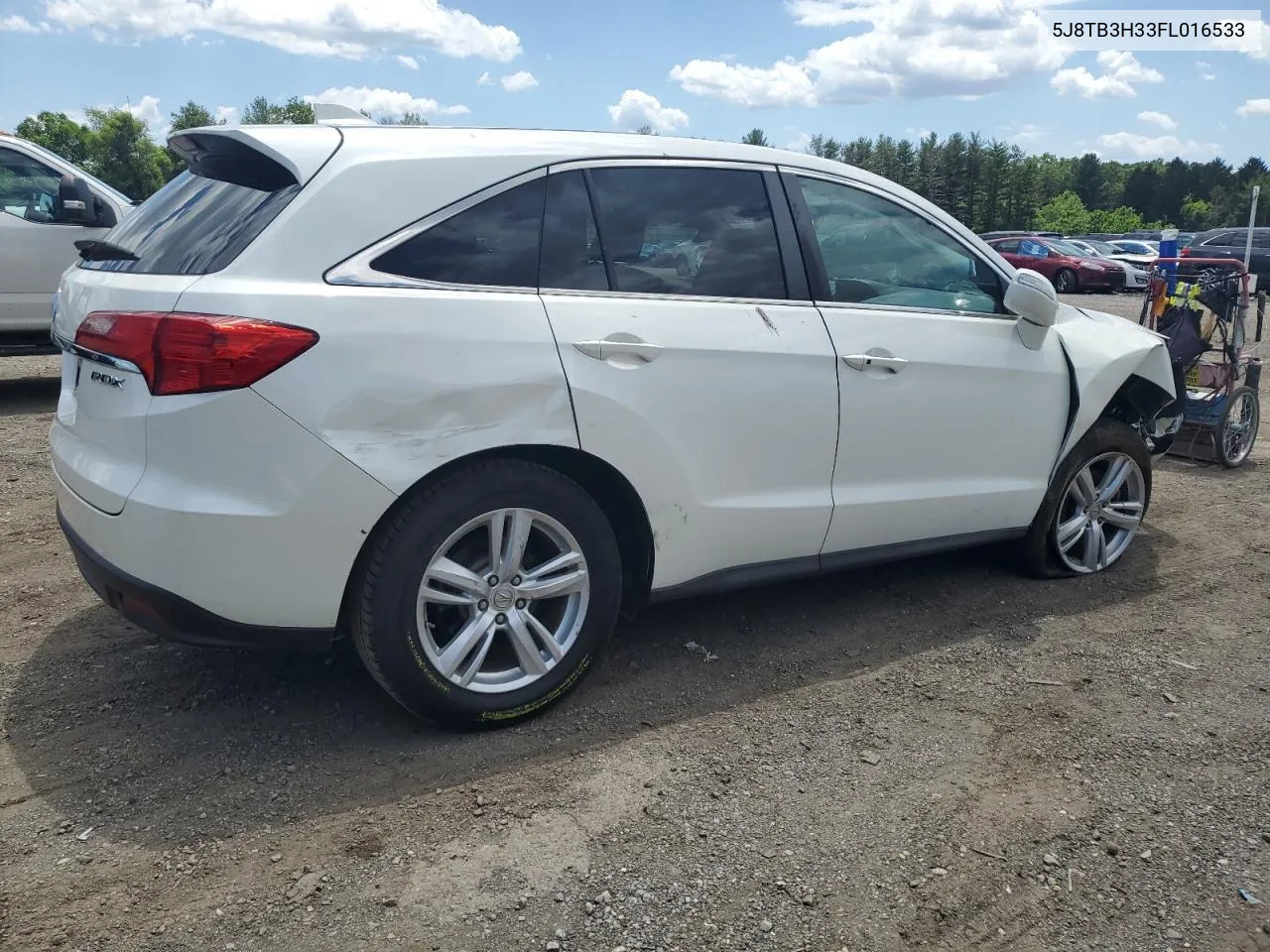 5J8TB3H33FL016533 2015 Acura Rdx