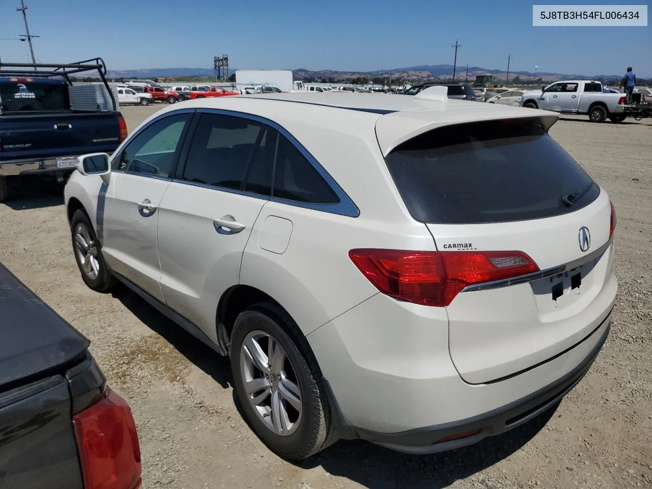 2015 Acura Rdx Technology VIN: 5J8TB3H54FL006434 Lot: 62833484