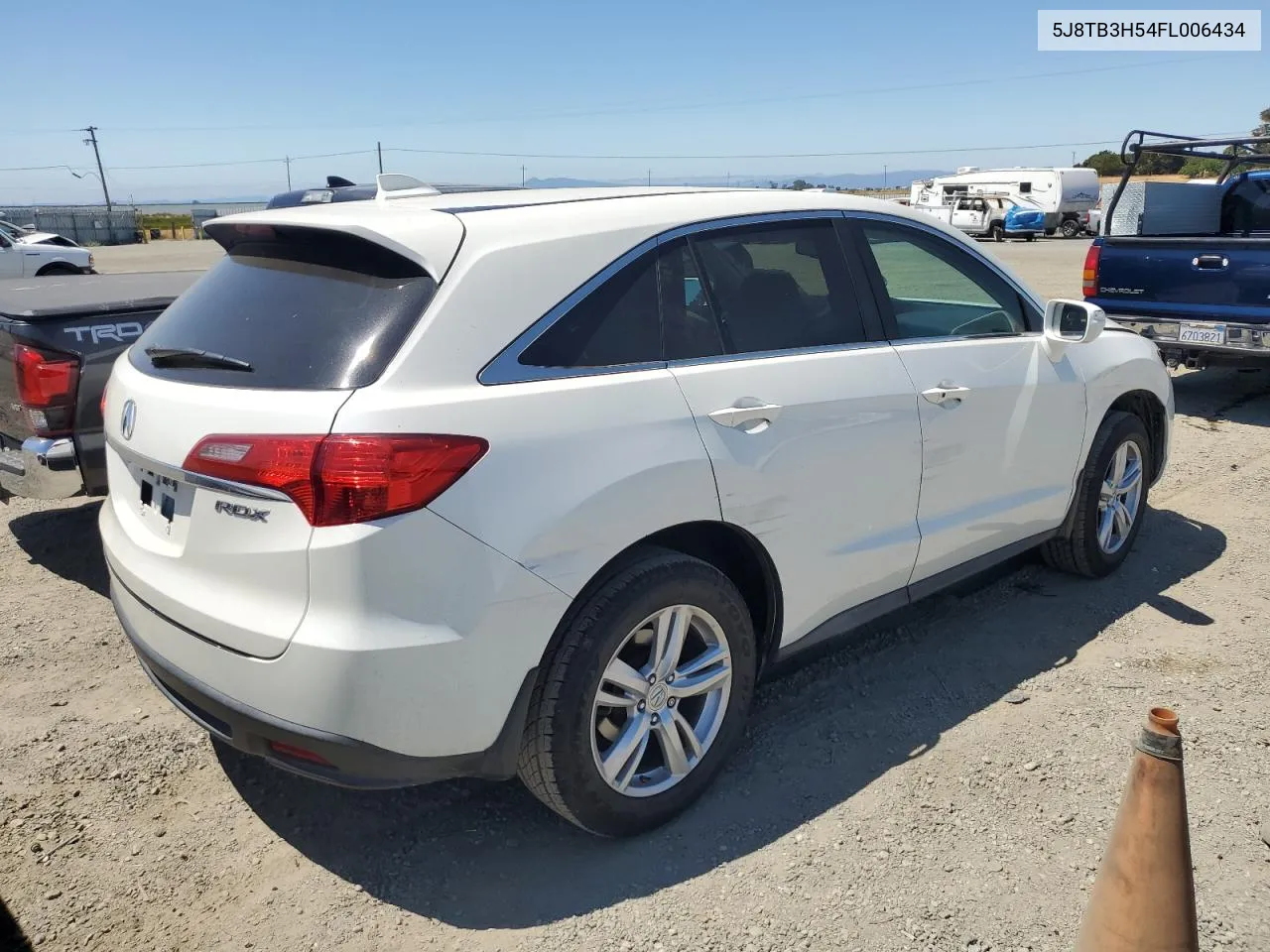 2015 Acura Rdx Technology VIN: 5J8TB3H54FL006434 Lot: 62833484