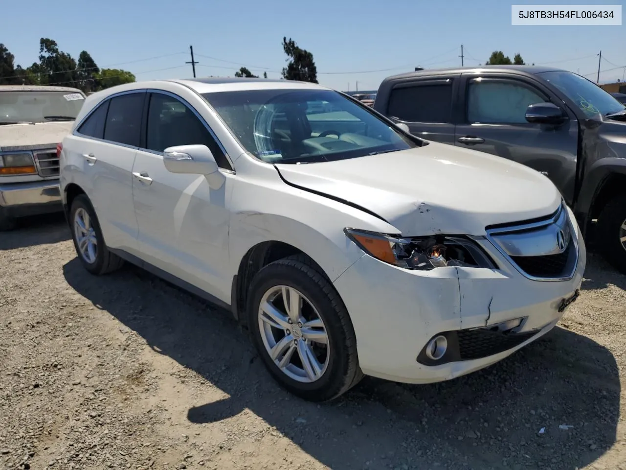 2015 Acura Rdx Technology VIN: 5J8TB3H54FL006434 Lot: 62833484