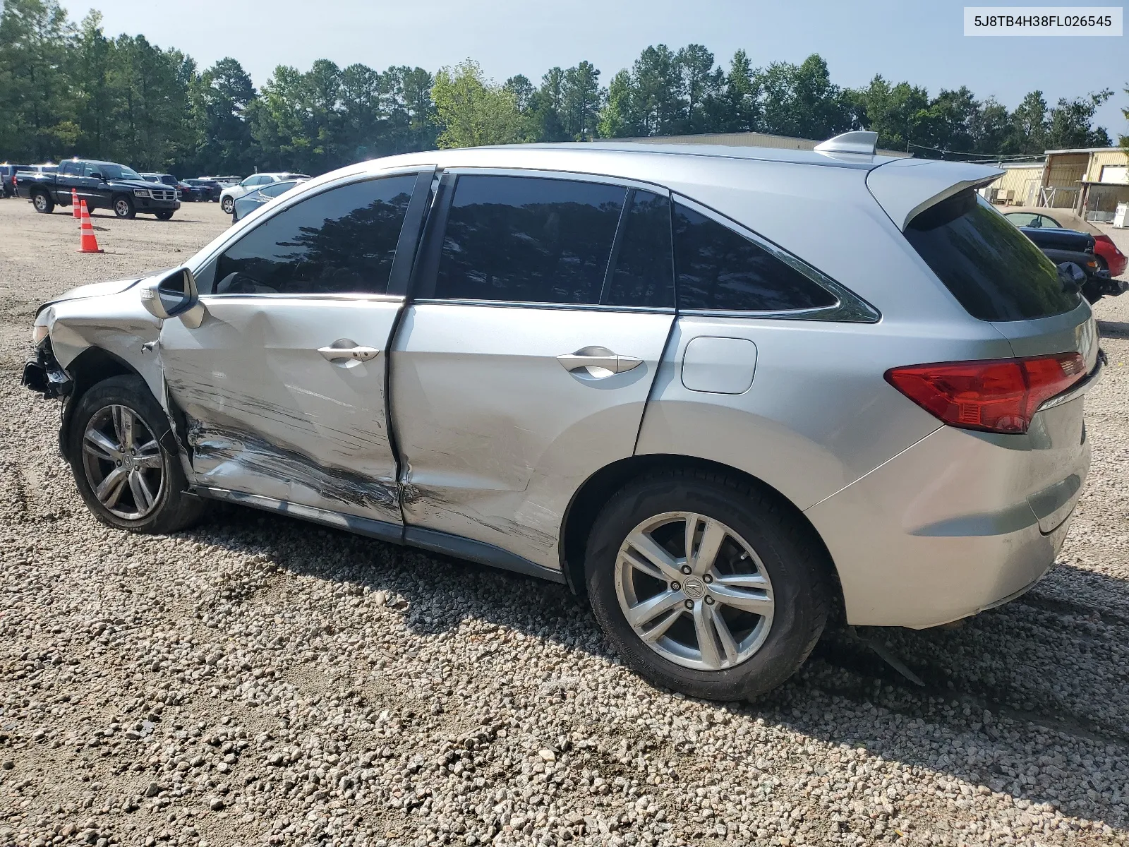 2015 Acura Rdx VIN: 5J8TB4H38FL026545 Lot: 63844644