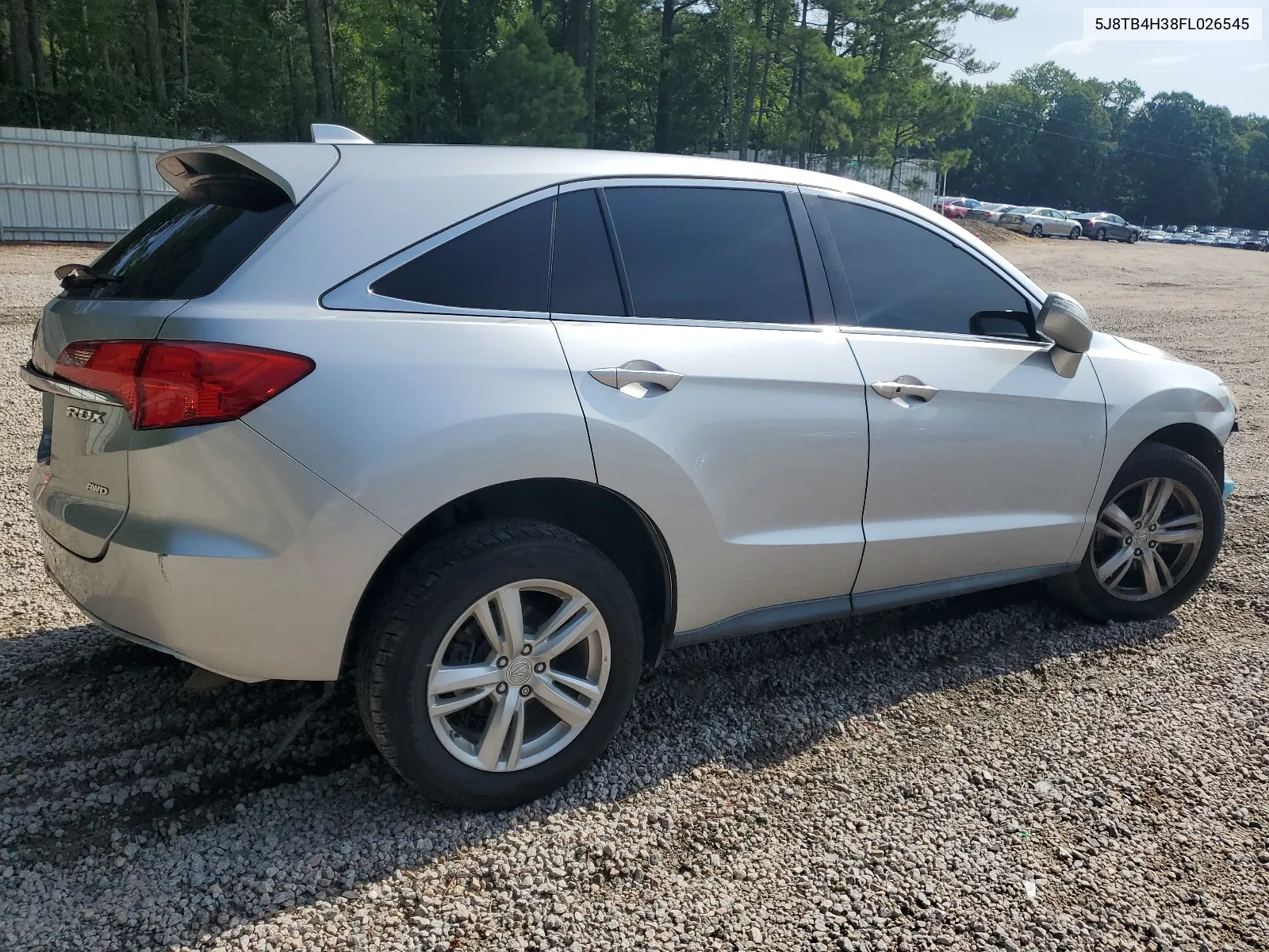 2015 Acura Rdx VIN: 5J8TB4H38FL026545 Lot: 63844644