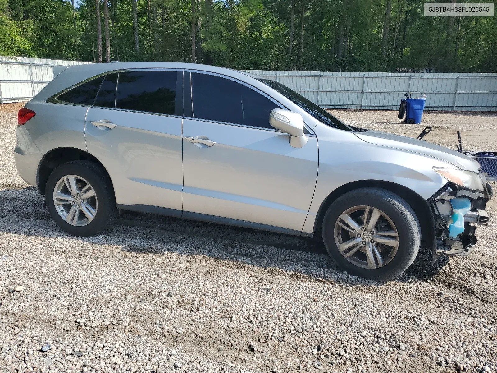 2015 Acura Rdx VIN: 5J8TB4H38FL026545 Lot: 63844644