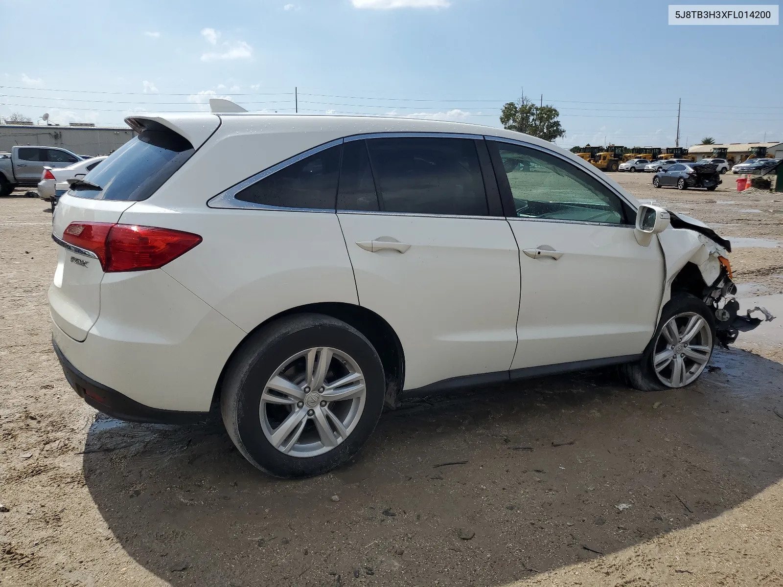 2015 Acura Rdx VIN: 5J8TB3H3XFL014200 Lot: 67674014