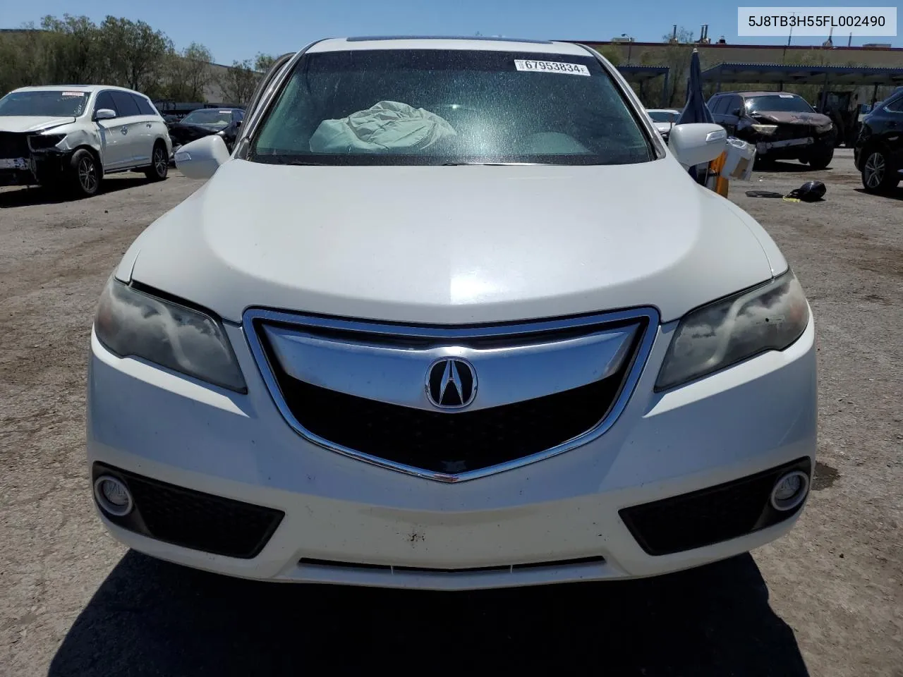 2015 Acura Rdx Technology VIN: 5J8TB3H55FL002490 Lot: 67953834