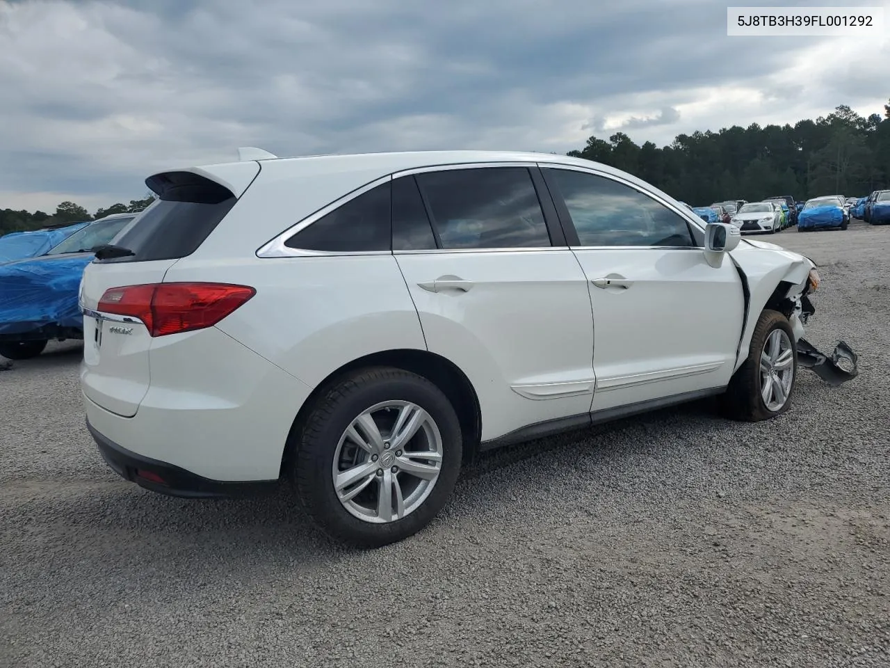 2015 Acura Rdx VIN: 5J8TB3H39FL001292 Lot: 69076364