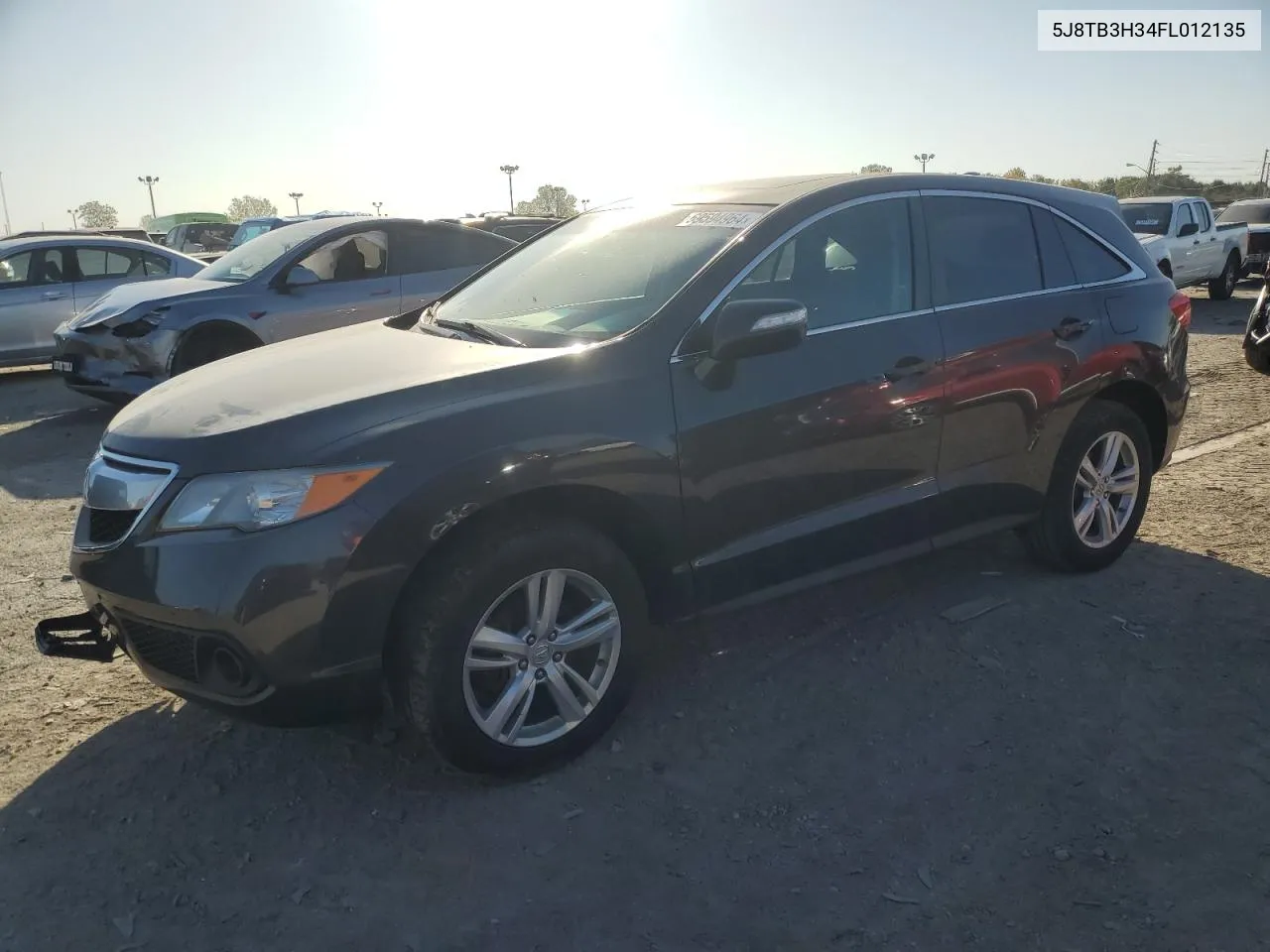 2015 Acura Rdx VIN: 5J8TB3H34FL012135 Lot: 69594964