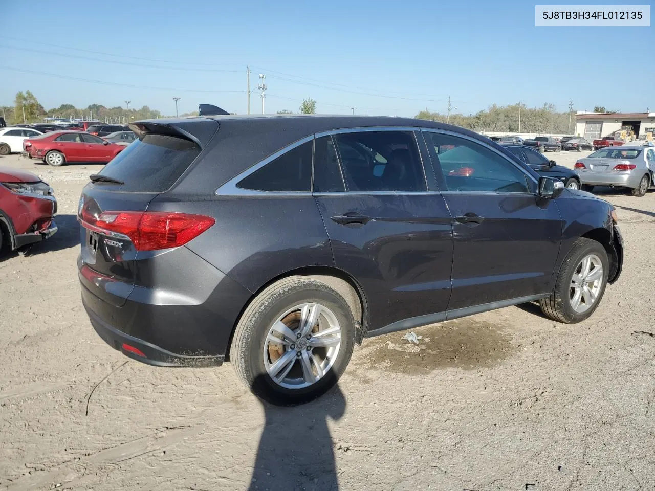 2015 Acura Rdx VIN: 5J8TB3H34FL012135 Lot: 69594964