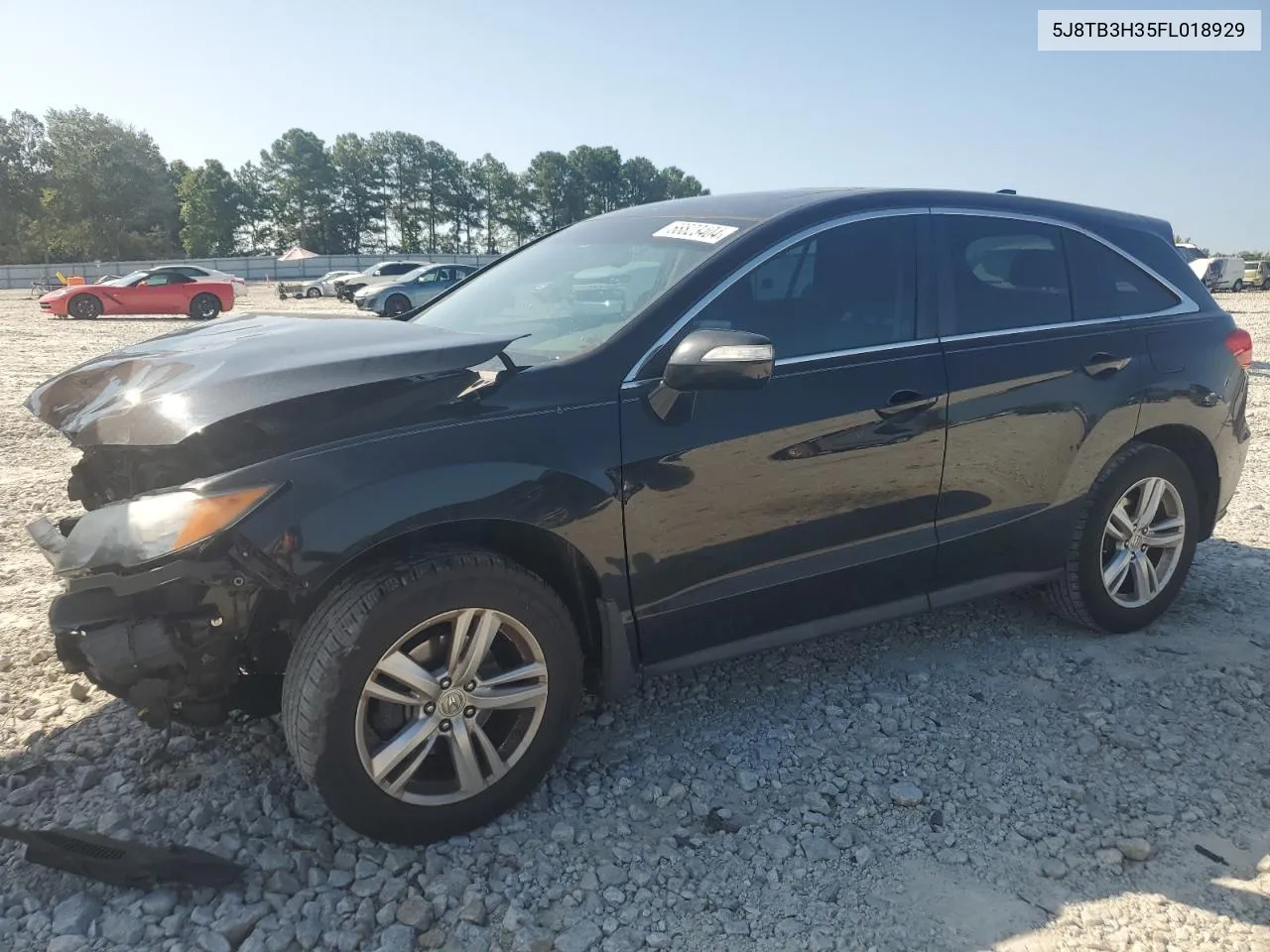 2015 Acura Rdx VIN: 5J8TB3H35FL018929 Lot: 69805004