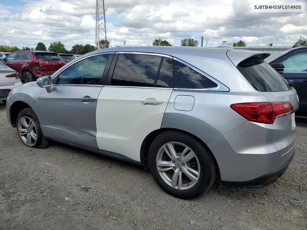 2015 Acura Rdx Technology VIN: 5J8TB4H55FL014905 Lot: 69966474