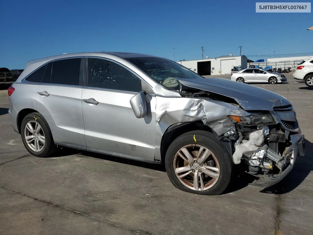 2015 Acura Rdx Technology VIN: 5J8TB3H5XFL007667 Lot: 70181094