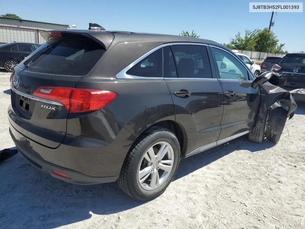 2015 Acura Rdx Technology VIN: 5J8TB3H52FL001393 Lot: 70333554