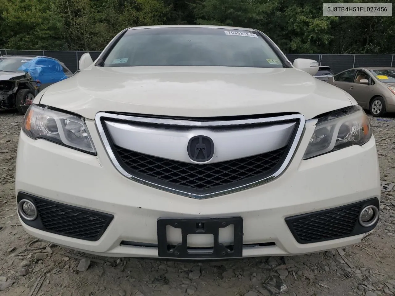 2015 Acura Rdx Technology VIN: 5J8TB4H51FL027456 Lot: 70488724