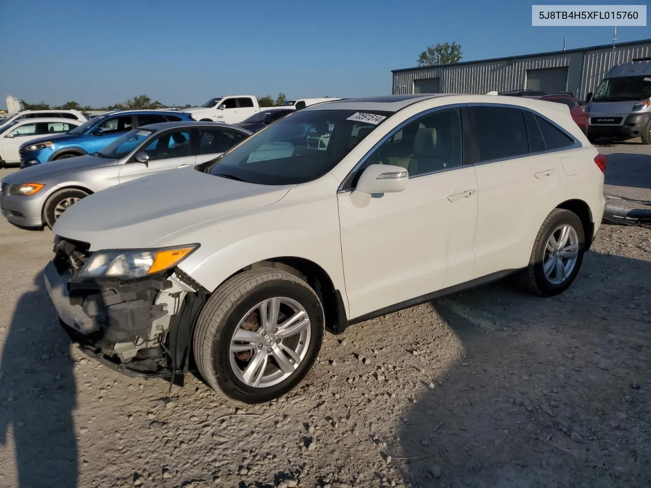 2015 Acura Rdx Technology VIN: 5J8TB4H5XFL015760 Lot: 70591514