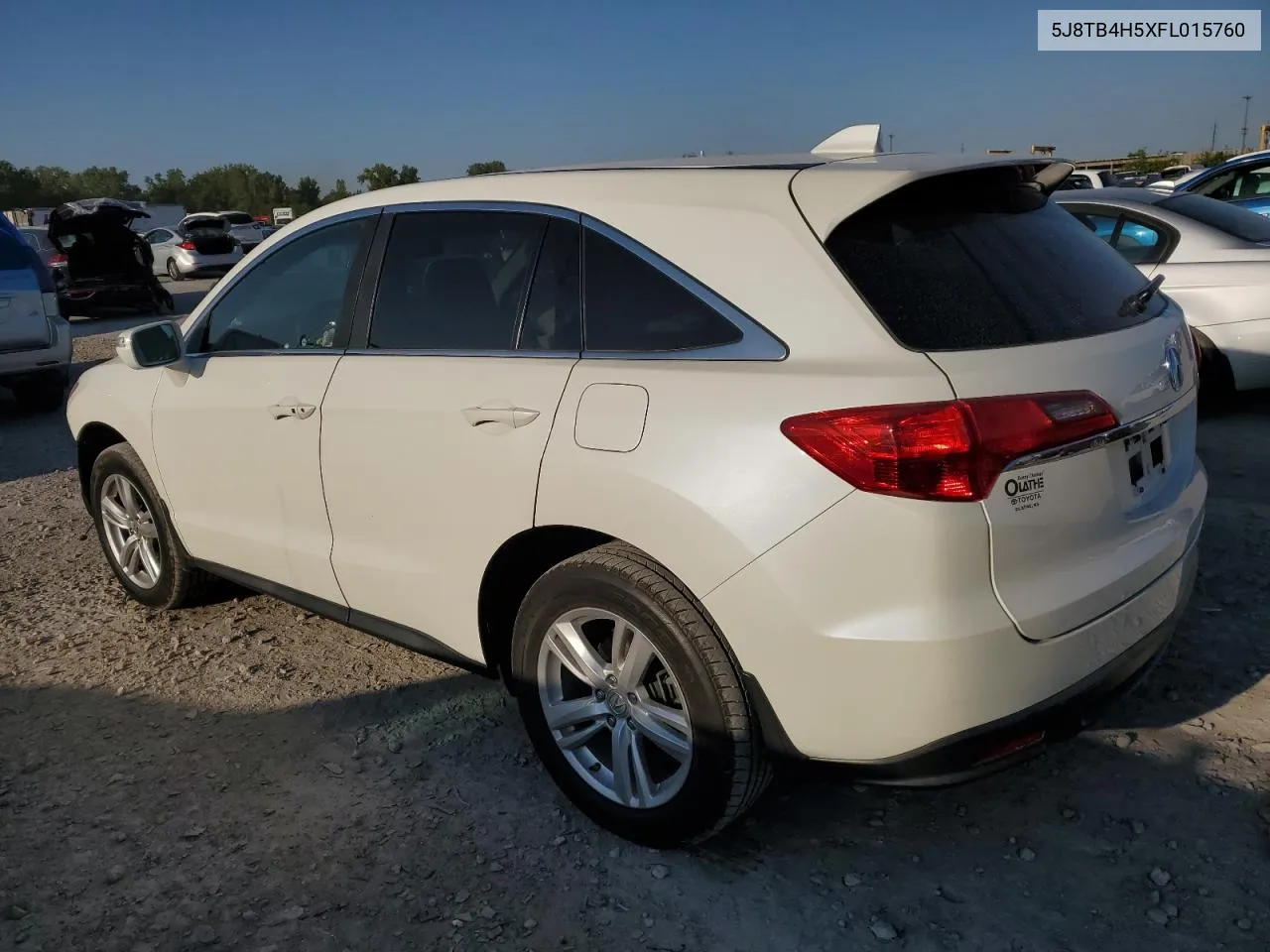 2015 Acura Rdx Technology VIN: 5J8TB4H5XFL015760 Lot: 70591514