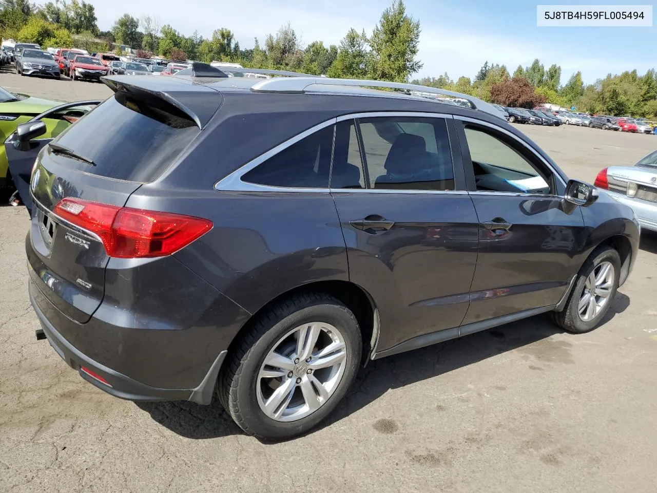 2015 Acura Rdx Technology VIN: 5J8TB4H59FL005494 Lot: 70695704