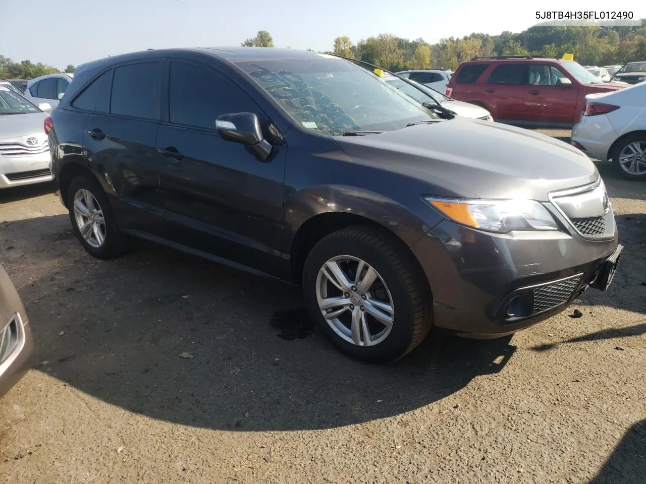 2015 Acura Rdx VIN: 5J8TB4H35FL012490 Lot: 70753234