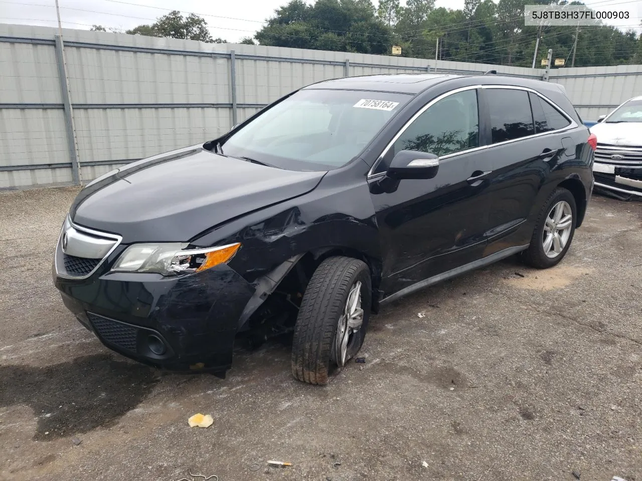 2015 Acura Rdx VIN: 5J8TB3H37FL000903 Lot: 70758164