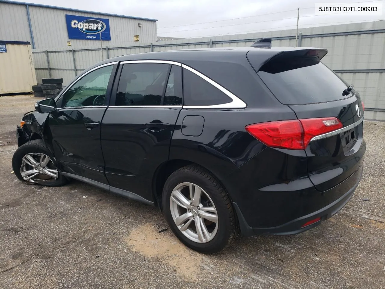 2015 Acura Rdx VIN: 5J8TB3H37FL000903 Lot: 70758164