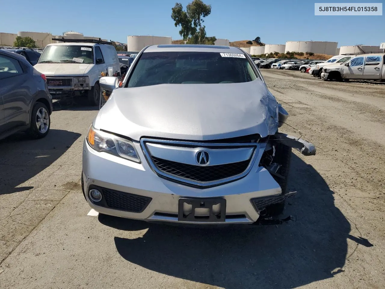 2015 Acura Rdx Technology VIN: 5J8TB3H54FL015358 Lot: 71369264