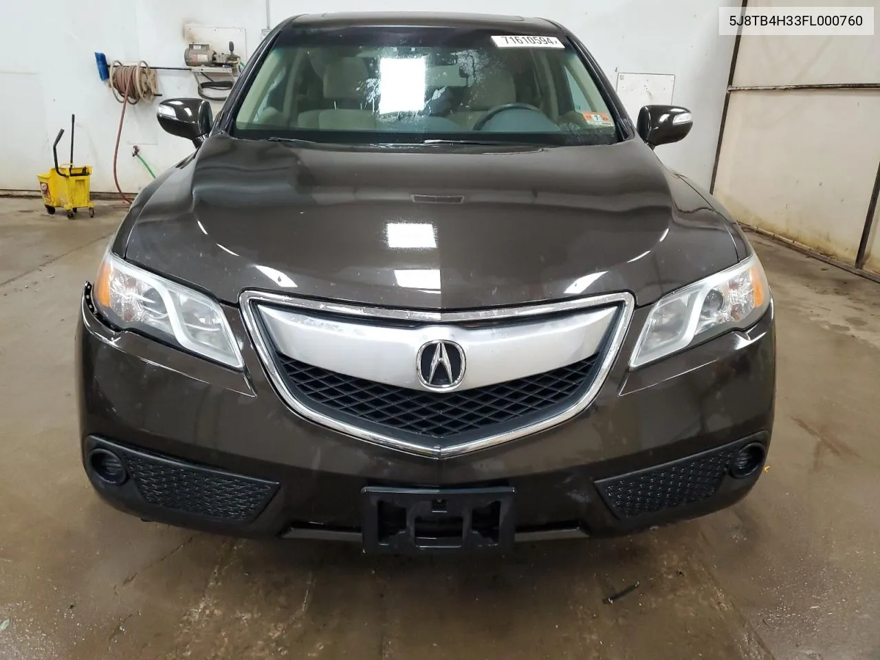 2015 Acura Rdx VIN: 5J8TB4H33FL000760 Lot: 71610594