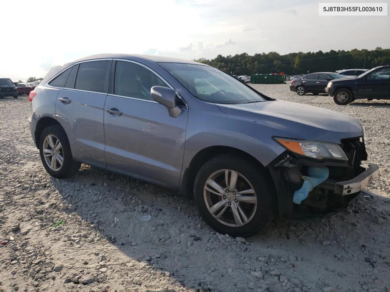 2015 Acura Rdx Technology VIN: 5J8TB3H55FL003610 Lot: 72403574