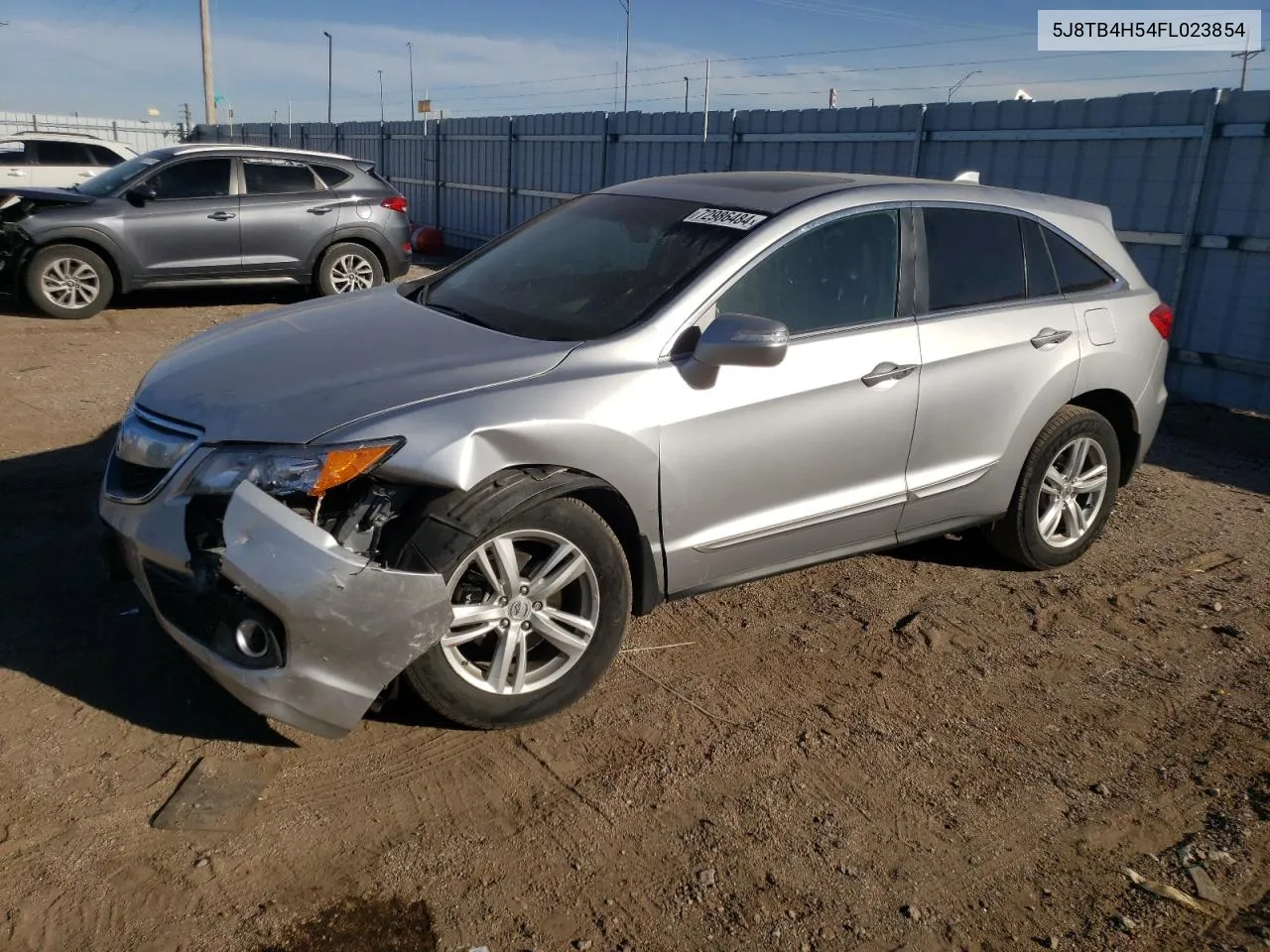 2015 Acura Rdx Technology VIN: 5J8TB4H54FL023854 Lot: 72986484