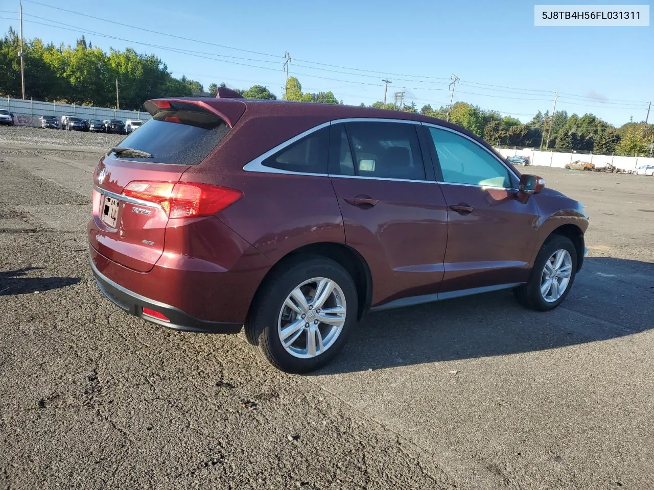 2015 Acura Rdx Technology VIN: 5J8TB4H56FL031311 Lot: 73110844