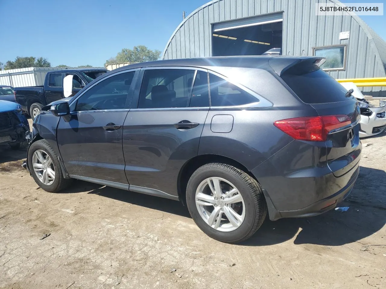 2015 Acura Rdx Technology VIN: 5J8TB4H52FL016448 Lot: 73317044