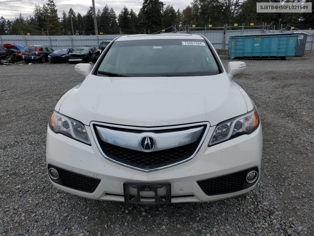 2015 Acura Rdx Technology VIN: 5J8TB4H50FL021549 Lot: 73407344