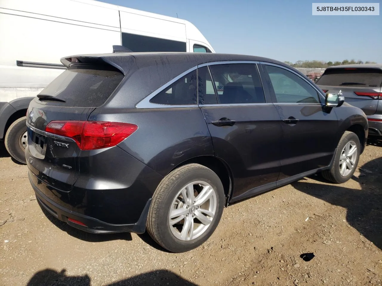 2015 Acura Rdx VIN: 5J8TB4H35FL030343 Lot: 73757884