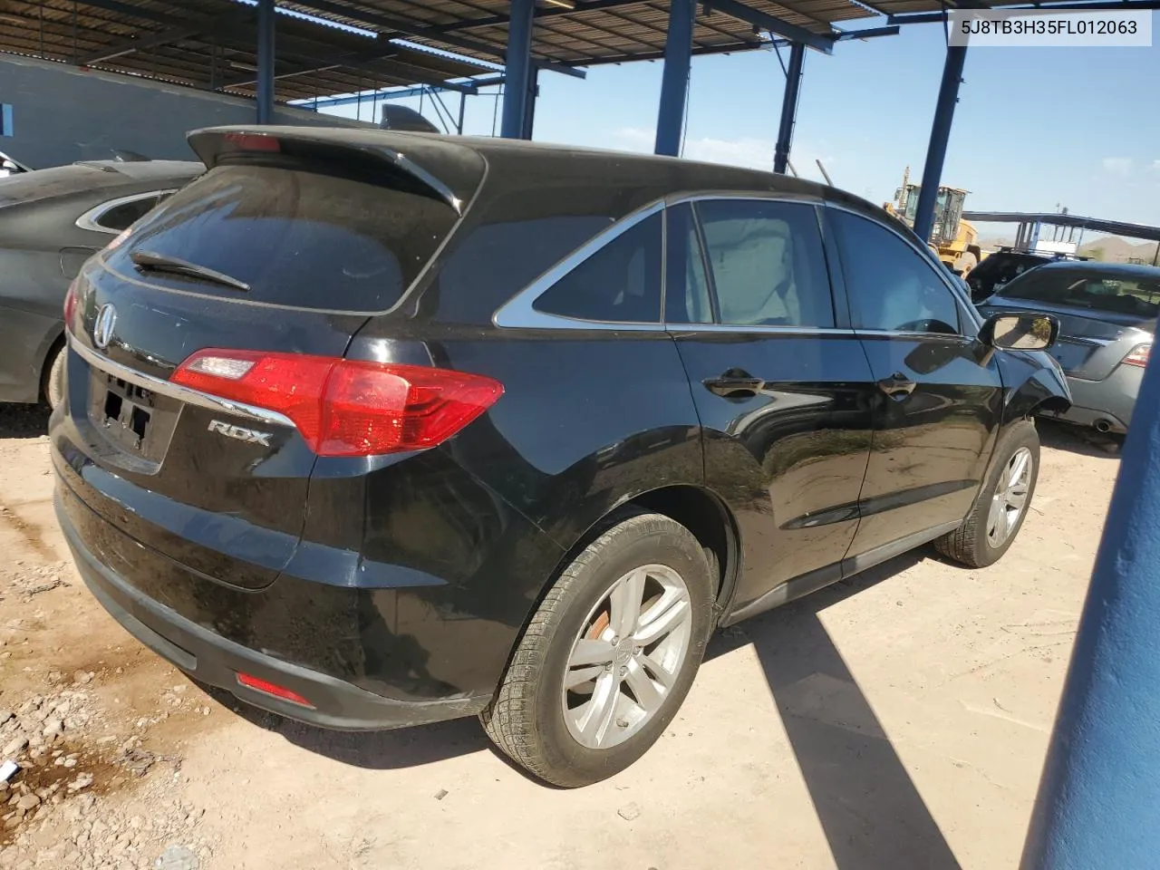 2015 Acura Rdx VIN: 5J8TB3H35FL012063 Lot: 73834814