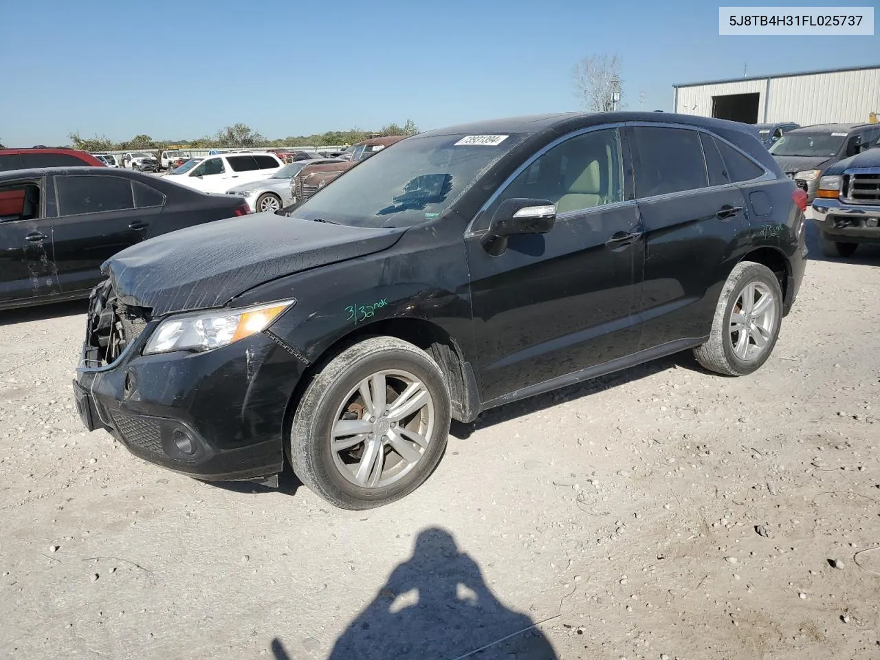 2015 Acura Rdx VIN: 5J8TB4H31FL025737 Lot: 73931394