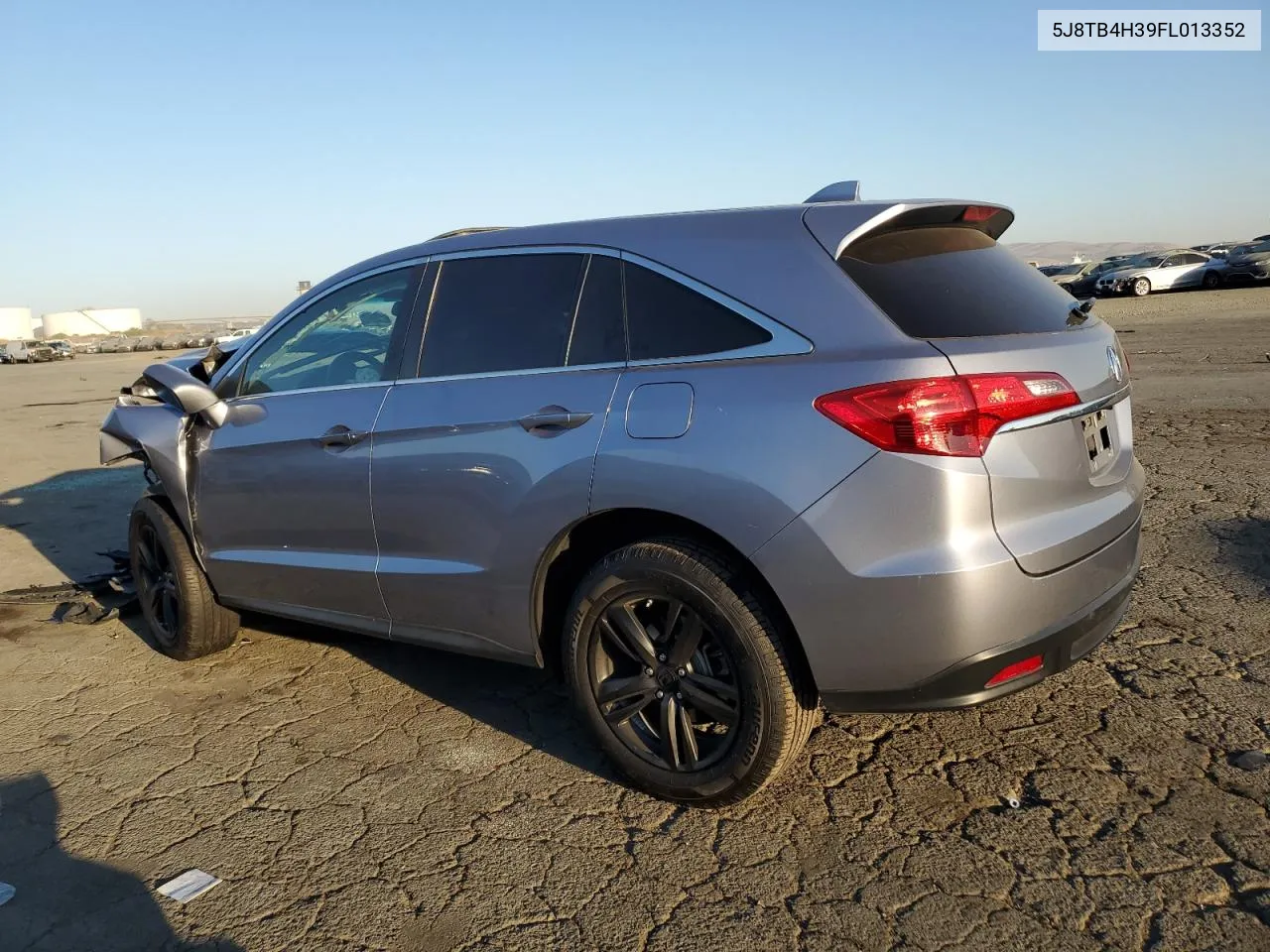 2015 Acura Rdx VIN: 5J8TB4H39FL013352 Lot: 74254624