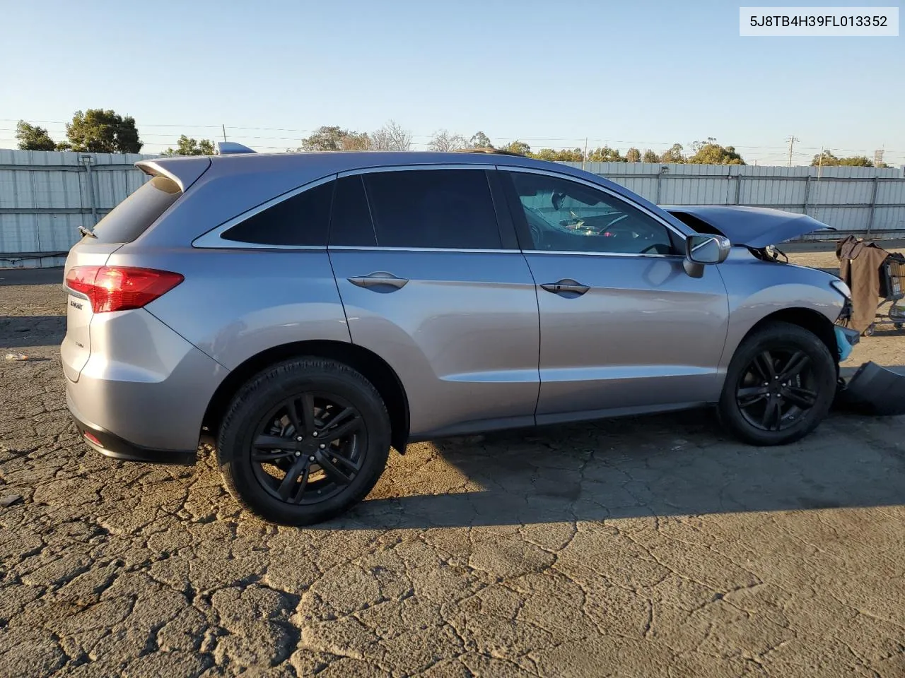 2015 Acura Rdx VIN: 5J8TB4H39FL013352 Lot: 74254624