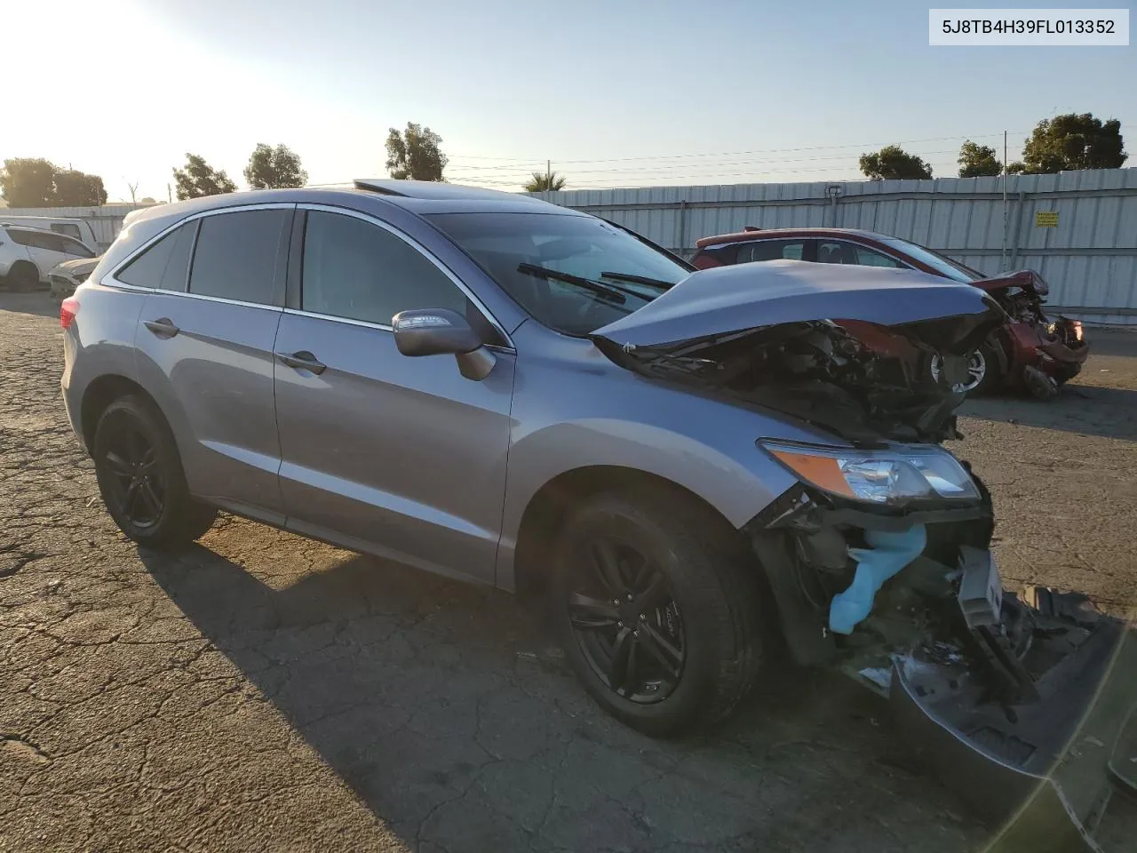 2015 Acura Rdx VIN: 5J8TB4H39FL013352 Lot: 74254624