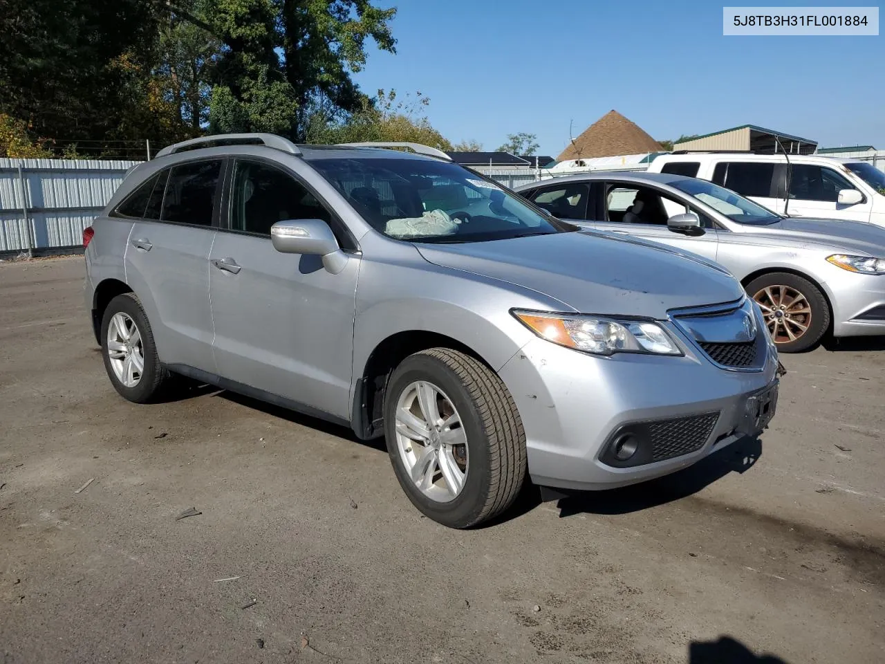 2015 Acura Rdx VIN: 5J8TB3H31FL001884 Lot: 74266934