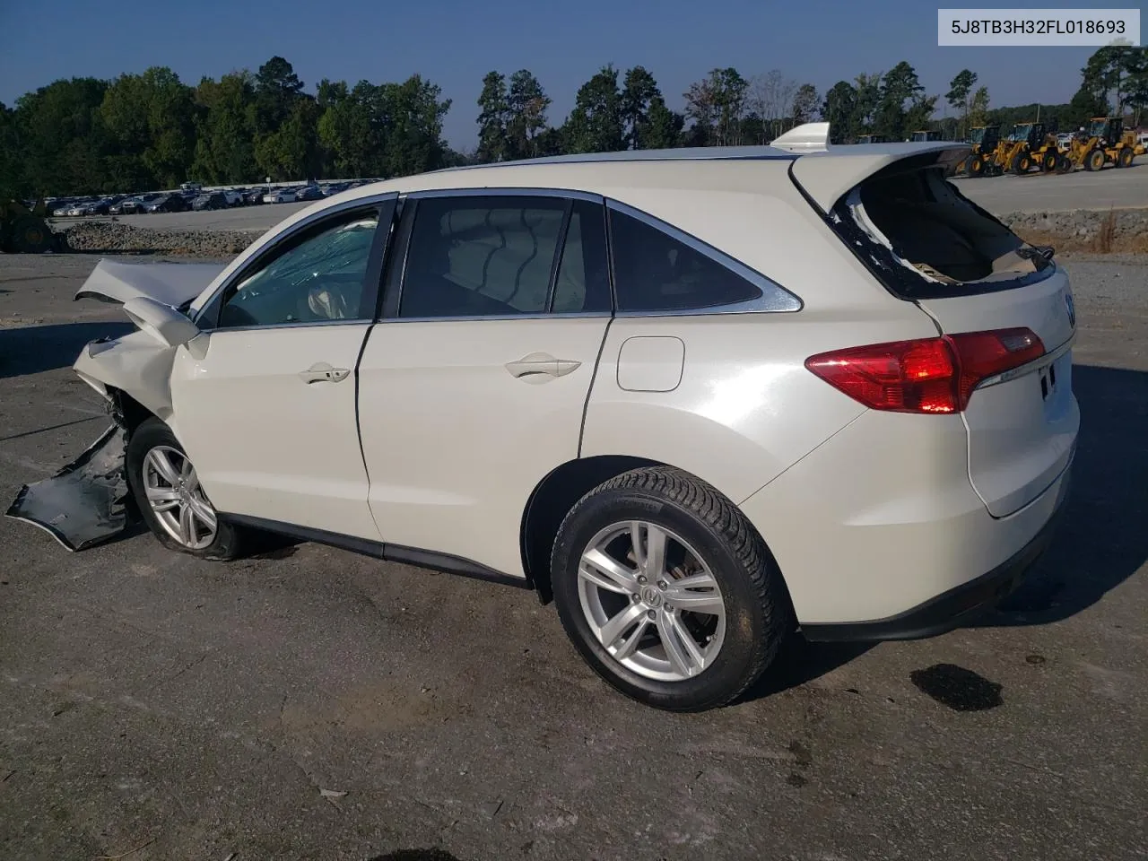 2015 Acura Rdx VIN: 5J8TB3H32FL018693 Lot: 74429004