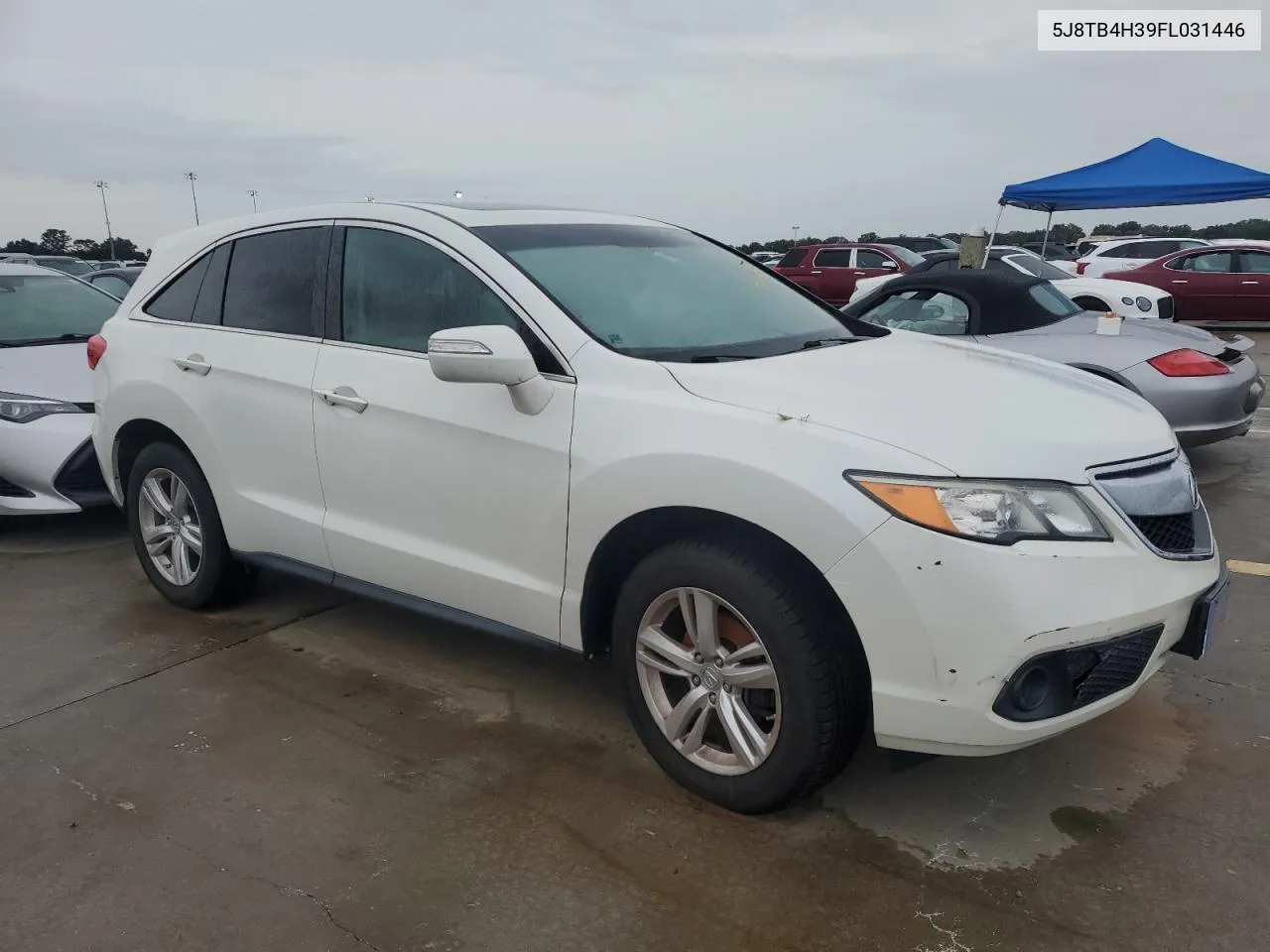 2015 Acura Rdx VIN: 5J8TB4H39FL031446 Lot: 74567244