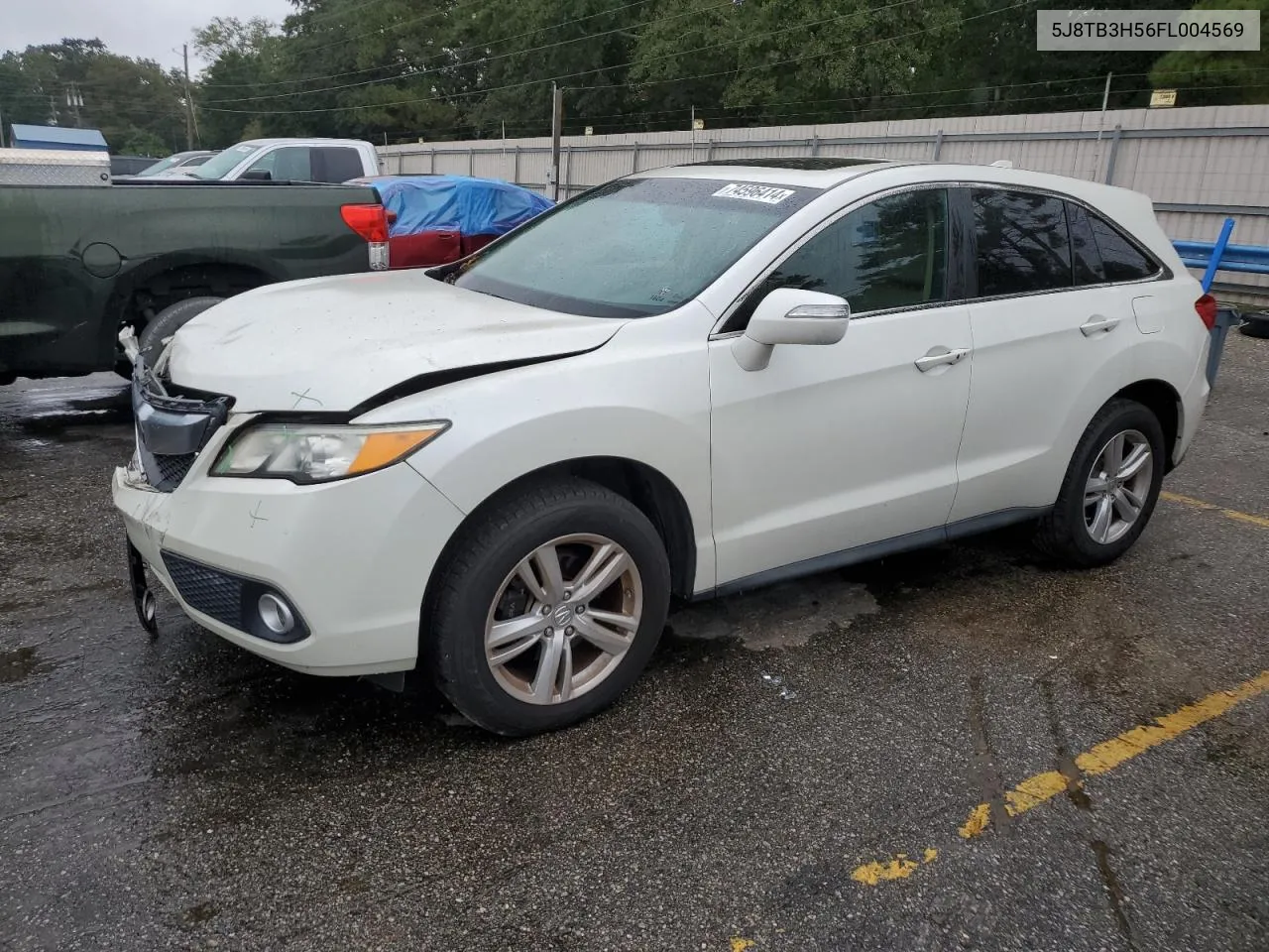 2015 Acura Rdx Technology VIN: 5J8TB3H56FL004569 Lot: 74596414