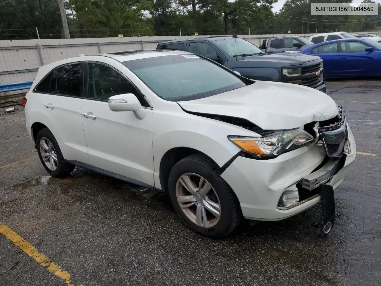 2015 Acura Rdx Technology VIN: 5J8TB3H56FL004569 Lot: 74596414