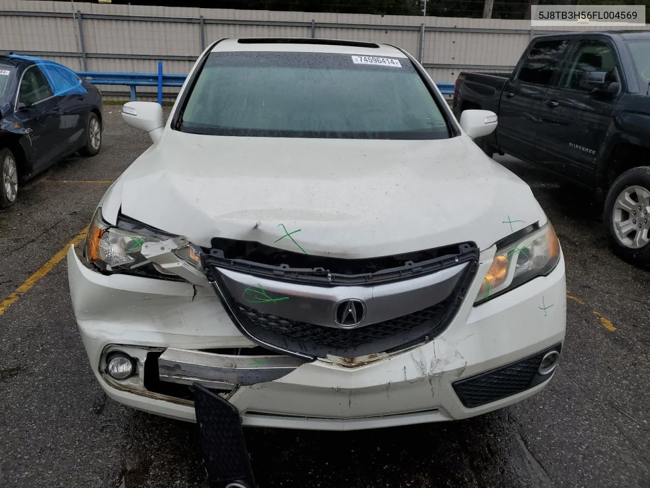 2015 Acura Rdx Technology VIN: 5J8TB3H56FL004569 Lot: 74596414