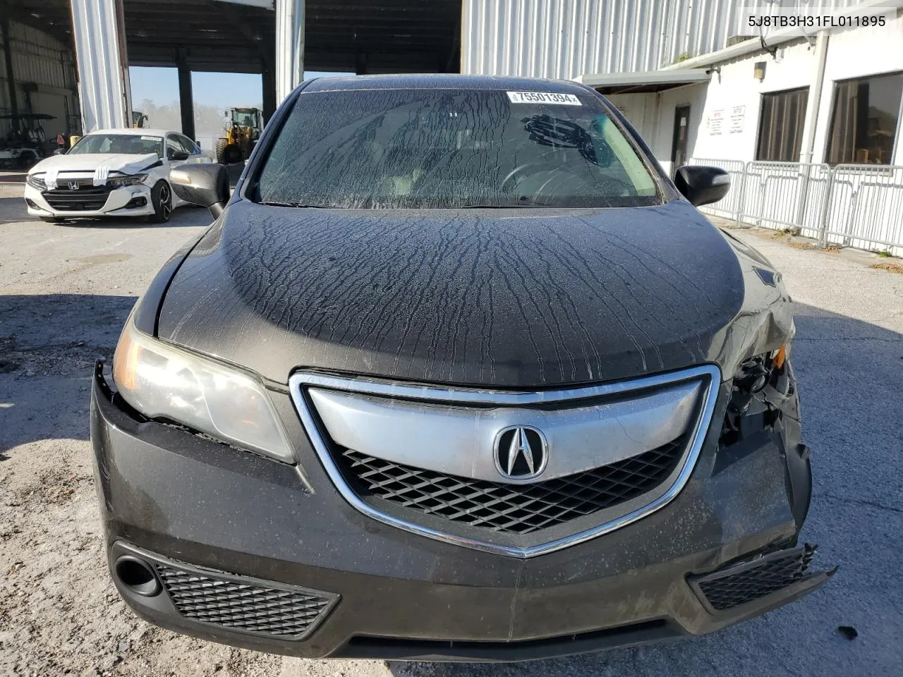 2015 Acura Rdx VIN: 5J8TB3H31FL011895 Lot: 75501394